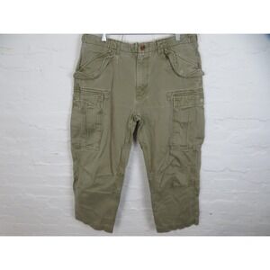 Vintage Polo Ralph Lauren Cargo Pants Mens 34x28*** Beige Paratrooper Military